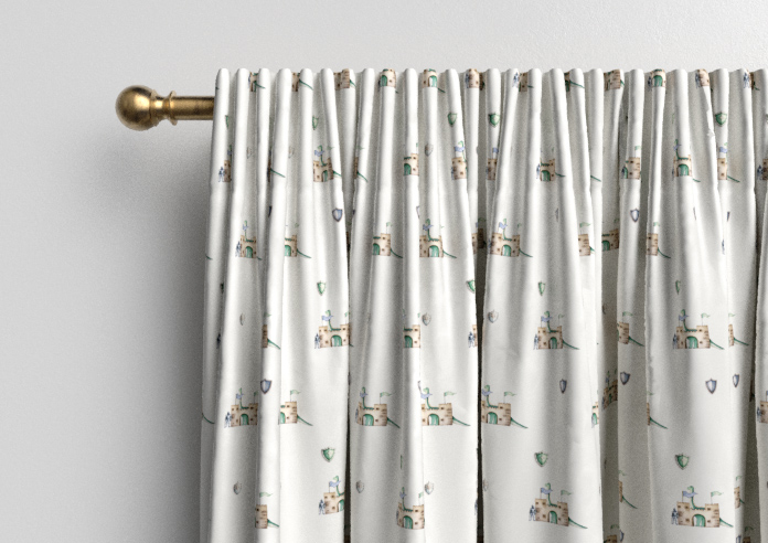 Jurassic Joust, Castle Guard Knightly - Made to Measure Curtains - Image 9